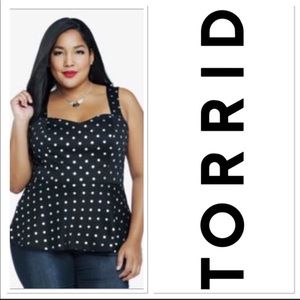 Polka dot tank top